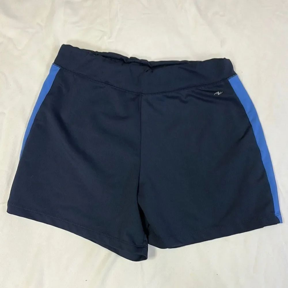 Athletic Works Black and Blue Performance Athletic Shorts